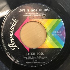 Jackie Ross - Love Is Easy To Lose / Keep Your Chin Up, 7
