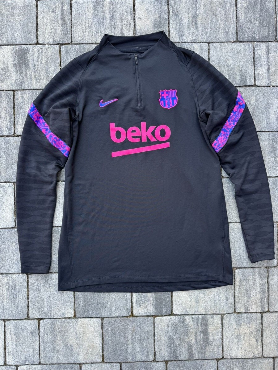 FC Barcelona Nike Dri-Fit 1/4 Zip Training Top | eBay