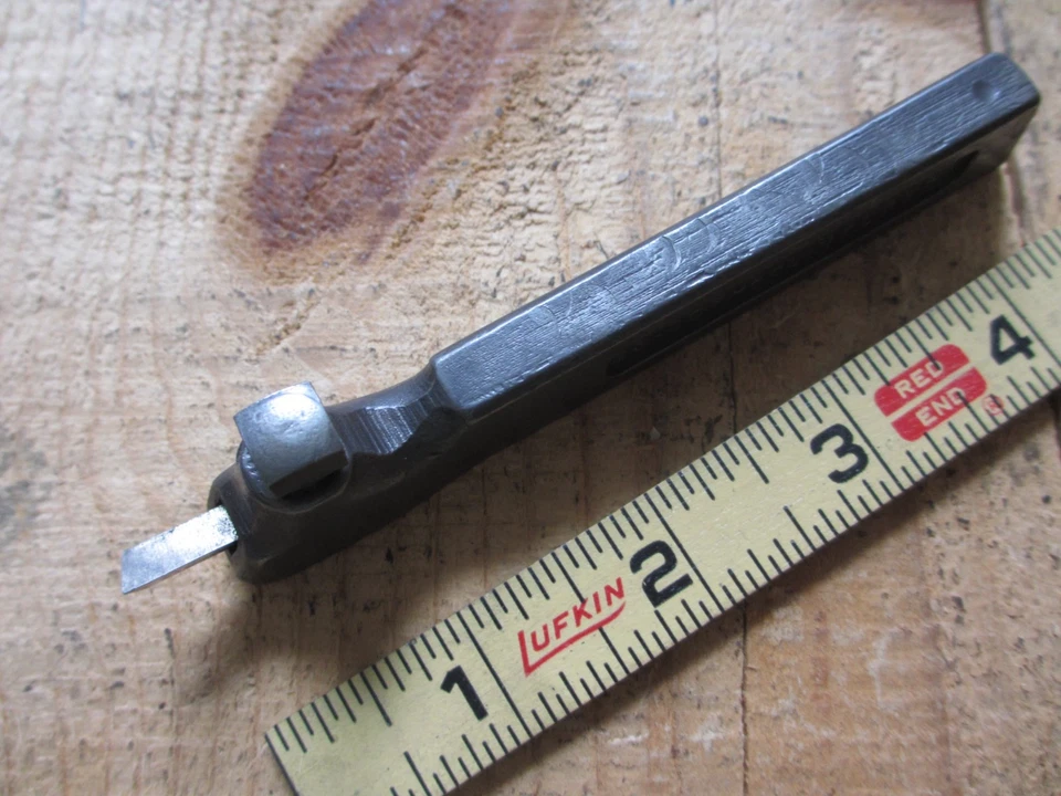 Vintage Armstrong No. 83-007 Torno de metal Soporte de herramientas de torneado Maquinista de corte Foto 3 de 4