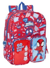 SPIDEY RESCUE   Children's Backpack, Adaptable to Cart, Easy Cleaning, Ideal for