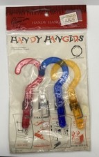 Glama-ware Handy Hangers Vintage in Package set of 4 1960  s Mod Clothes Hangers