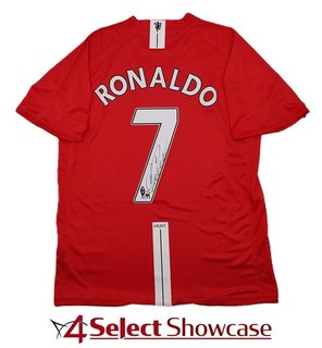 SIGNED AUTOGRAPHED CRISTIANO RONALDO JERSEY W/ COA A1 SPORTING MEMORABILIA AUTH