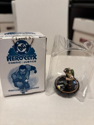 DC HEROCLIX COSMIC JUSTICE 4-EYES LE #202 ! Level 3 w/ box !