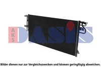 AKS Dasis Kondensator Klimaanlage 092072N FüR Ford Kuga 2 DM2 Focus 3 MAX DXA