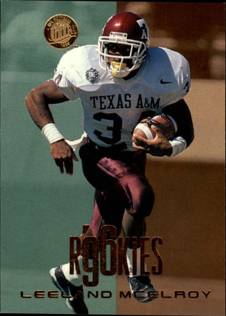 1996 Ultra #174 Leeland McElroy RC - FB