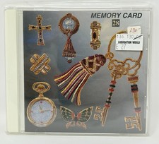 Tarjeta de memoria para máquina de coser Janome serie 28 joyas doradas - nueva sellada