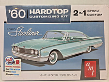 Amt Ford 1960 Ford Starliner Hardtop Customizing Car Model Kit 105512 Sealed