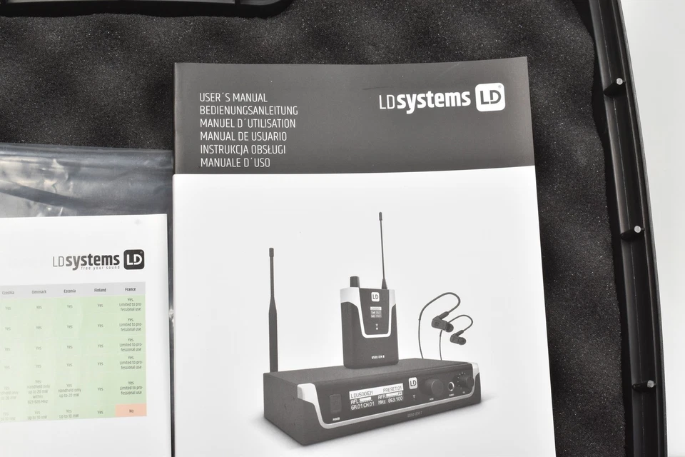 LD Systems U508 IEM - In-Ear Monitoring System - neuwertig - unbenutzt - Bild 4 von 4