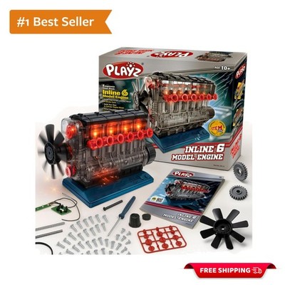 Visible Inline 6 Mini Engine Kit - Functional STEM Model for Ages 10 and Up