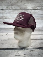 VTG Maurer Trucking Robert J Maurer Milton PA Maroon Mesh Snapback Trucker Hat