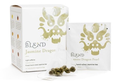 Jasmine Dragon Pearl Tee ( Weißer Tee)- Blend Tea Pyramidenbox 15 Beutel