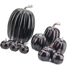 .14pcs Artificial Pumpkin Black Foam Creative Lightweight Reusable Decorative
