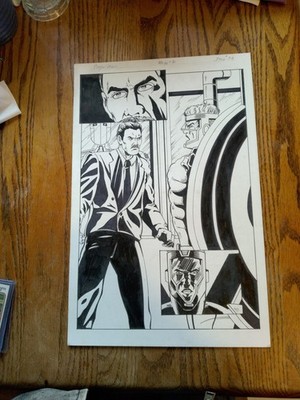 Original Artwork Compu-M.E.C.H. Page #21 Issue #2 By Theodore Riddle 