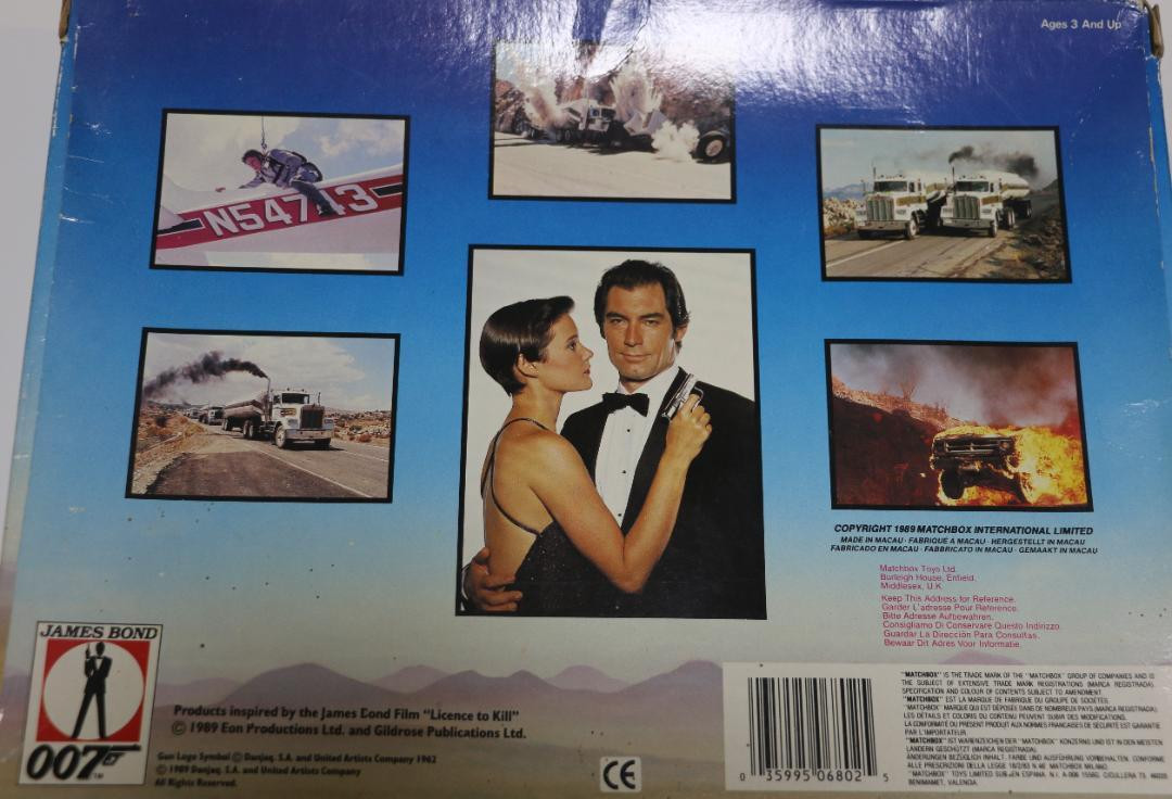 貴重マッチボクス社製007消されたライセンスコレクション