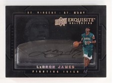 2011-12 Upper Deck Exquisite LeBron James Dimensions Auto Autograph #D-JA