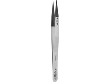 Excelta 162B-RT - Tweezers, Peek Tip, Straight, 0.03' x 0.03'