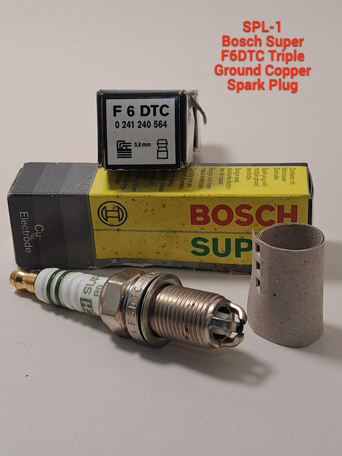 Bosch Super F6DTC Triple Ground Copper Spark Plug