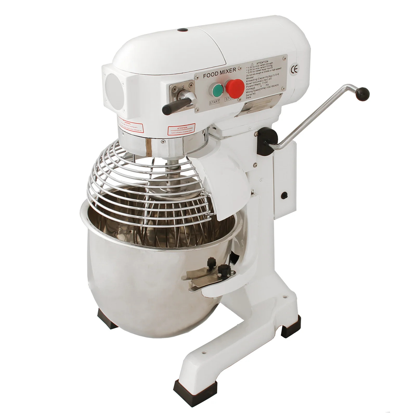 Robot Pâtissier Planétaire Commercial 20 L Pâtisserie Boulangerie Restaurant