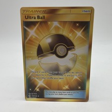 Pokémon TCG Ultra Ball Sun & Moon 161/149 Holo Secret Rare Card LP on eBay