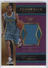 2017-18 Panini Select Throwback Memorabilia Purple Prizm /99 Trevor Ariza 19m2