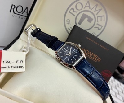 Dreamline Bellavista ROAMER Blaue Armbanduhr Damen Edelstahl Swiss Made 600934