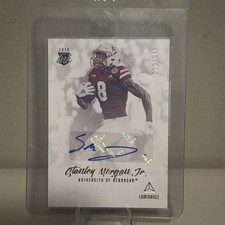 2019 Panini Luminance - Rookie Ink Stanley Morgan Jr. #RI-SM /349 (AU, RC)