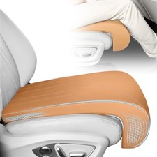 Car Seat Extender Leg Extender Support Cushion for Driver Seats Office Brown