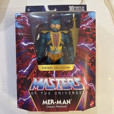 2026 MATTEL MASTERS OF THE UNIVERSE MASTERVERSE MER-MAN VINTAGE COLLECTION