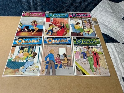 Omaha the Cat Dancer comics by Kitchen Sink Comix....group of six