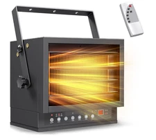 Electric Garage Heater, 5000-Watt Digital with Remote Ceiling/Wall Mount new