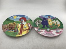 Lot d'assiettes de collection vintage McDonald's Ronald French Fry Garden Hamburglar