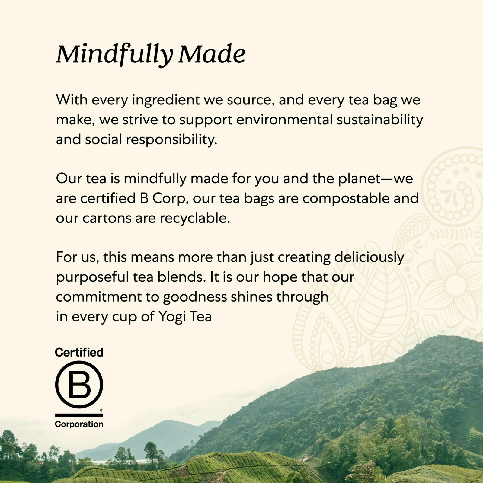 Yogi Tea Mandarin Mint Mindfulness Tea 16 Tea Bags