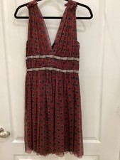 NWOT Isabel Marant roile Balzan Sleeveless Silk Dress, EUR 38