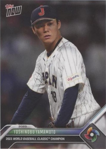 🔥Yoshinobu Yamamoto /99 2023 Topps World Baseball Classic WBC