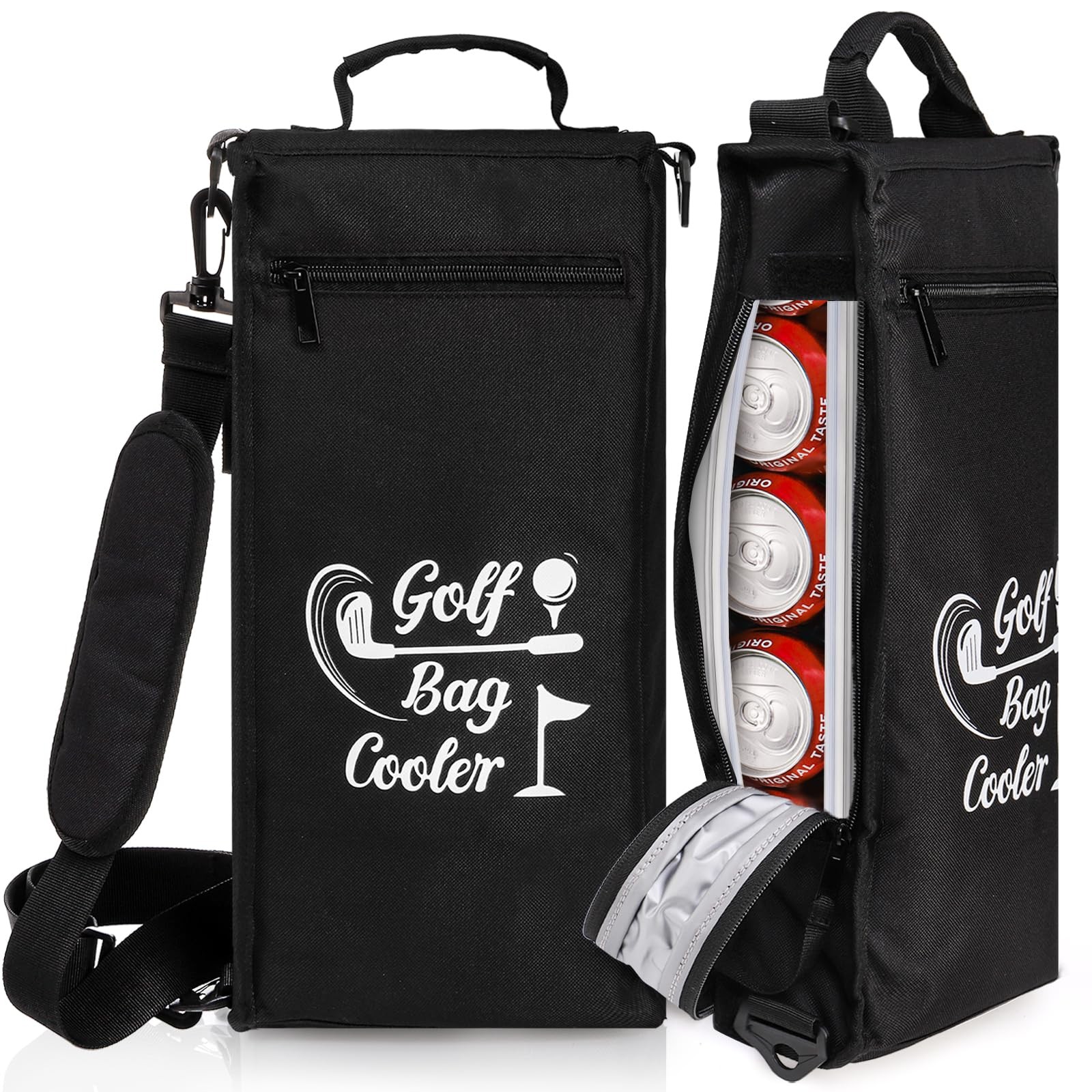Bag Beer Sleeve Holds 6 Cans Fits In Golf Bags
