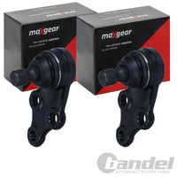 2X Maxgear Traggelenke Unten Vorne Beidseitig Passend FÜR Hyundai IX35 KIA