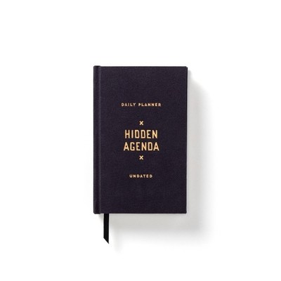 Brass Monkey Galison Hidden Agenda Undated Mini Planner (Diary)