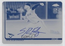 2019 Topps Chrome Rookie Printing Plate Cyan 1/1 Sean Reid-Foley Auto 0jb4
