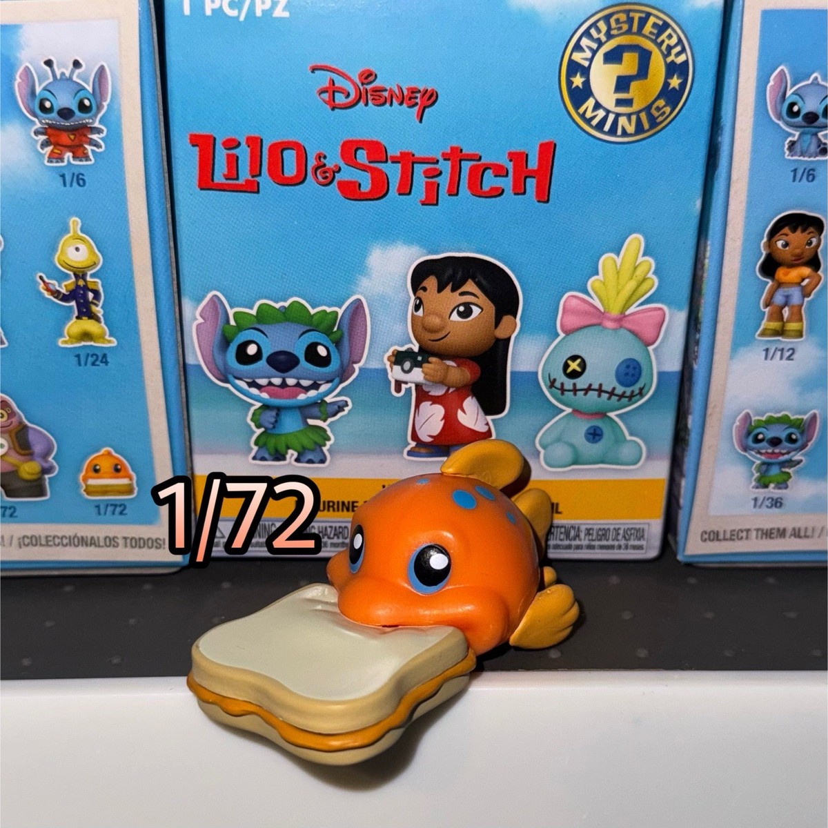 1/72 Pudge Lilo and Stitch Disney Funko Mystery Minis Rare Blind