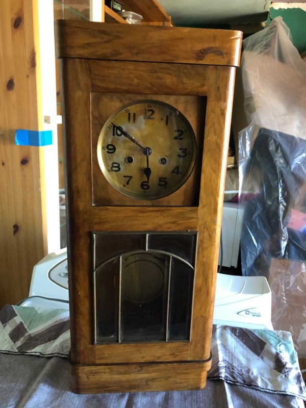 Mini wind up grandfather clock