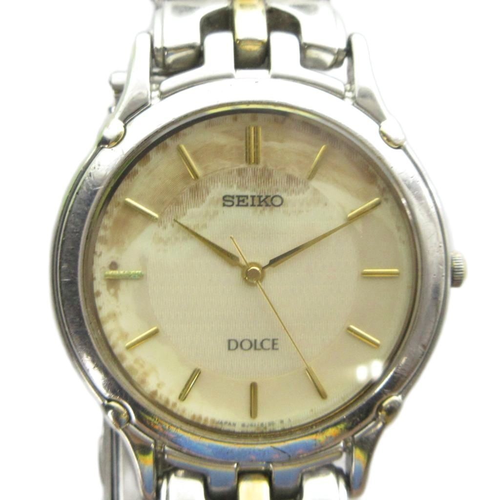 SEIKO 8J41-6080 Dolce Quartz Watch Working - Gem