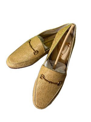 SAM EDELMAN LORAINE Bit Raffia Loafer MSRP$180 Pleasant & Comfy in warm seasons