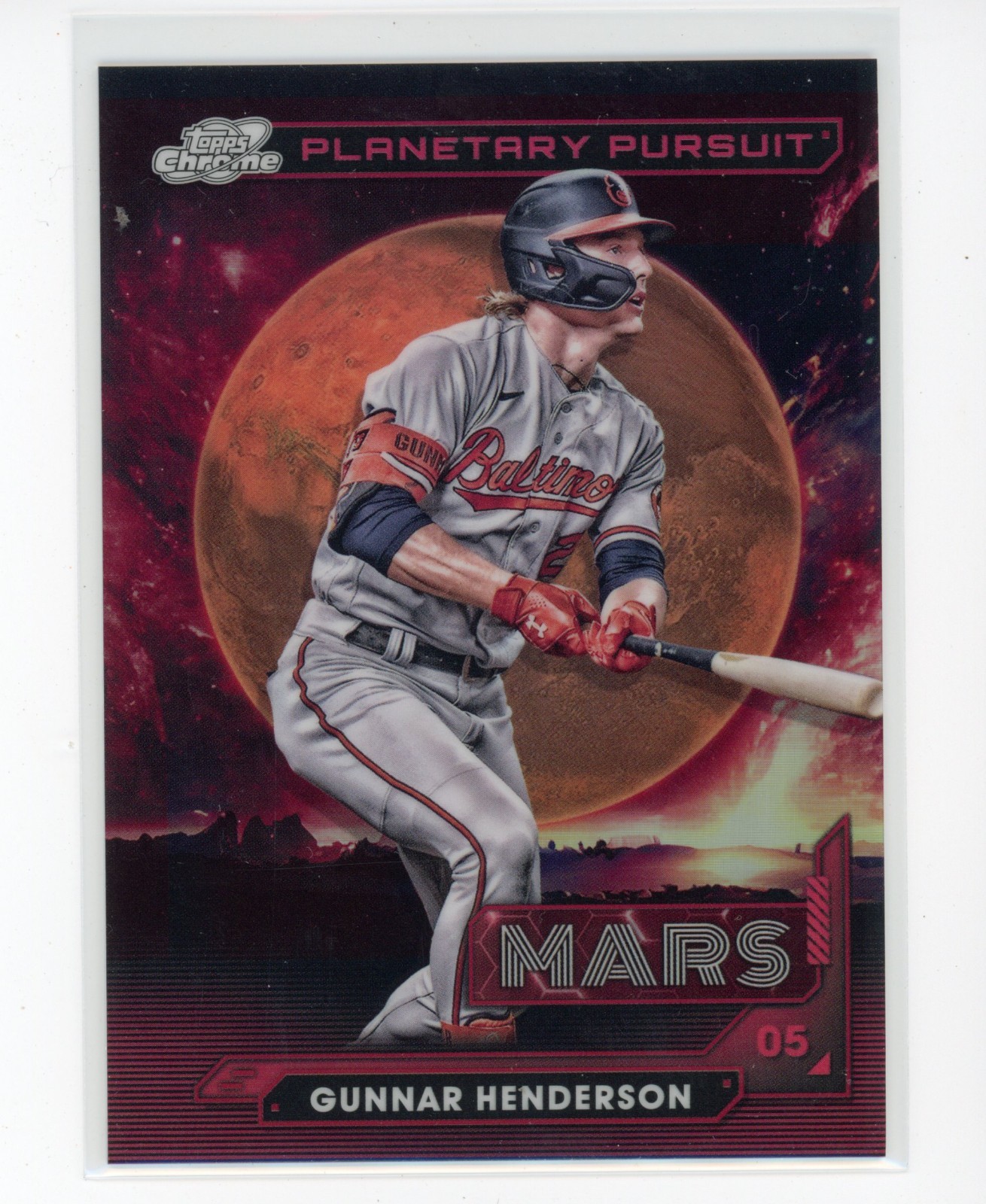 2024 Topps Chrome Cosmic Gunnar Henderson Planetary Pursuit Mars (CC)