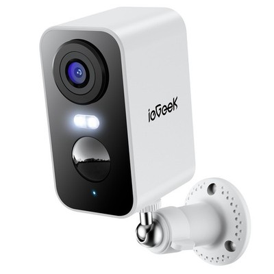 Camara De Seguridad Với Bateria Recargable Y Sirena De Alarma Estilo Lujo