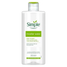 Simple Micellar Cleansing Water 200ml - Pack of 6