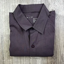 Arc'teryx Transept Shirt Purple Button Up Short Sleeve Hiking 13685 M Medium