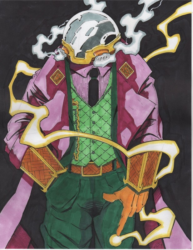 Mysterio Noir 8x11 Pinup By Trever Scott Cameron