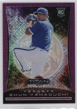 2020 Panini Chronicles Titan Purple Mojo 44/75 Shun Yamaguchi #13 kf4