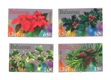 Bahamas 2017 - Christmas Plants - Set of 4 Stamps - MNH