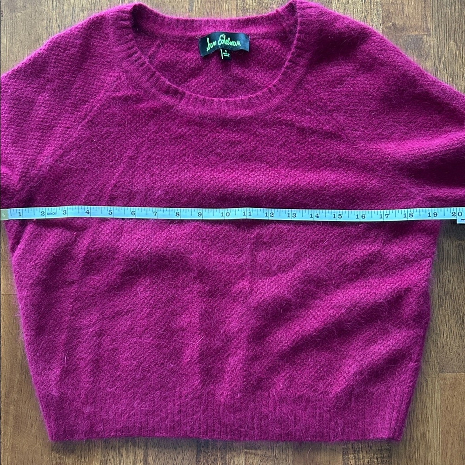 Sam Edelman women’s whimsy Boho ruby red wool ble… - image 3